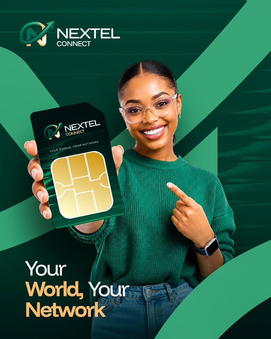 Nextel Connect member holding her eSIM card